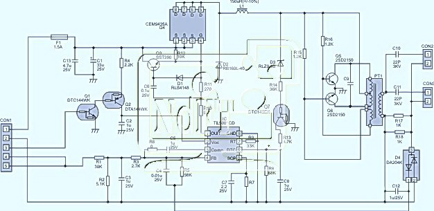 Fp5001 схема инвертора