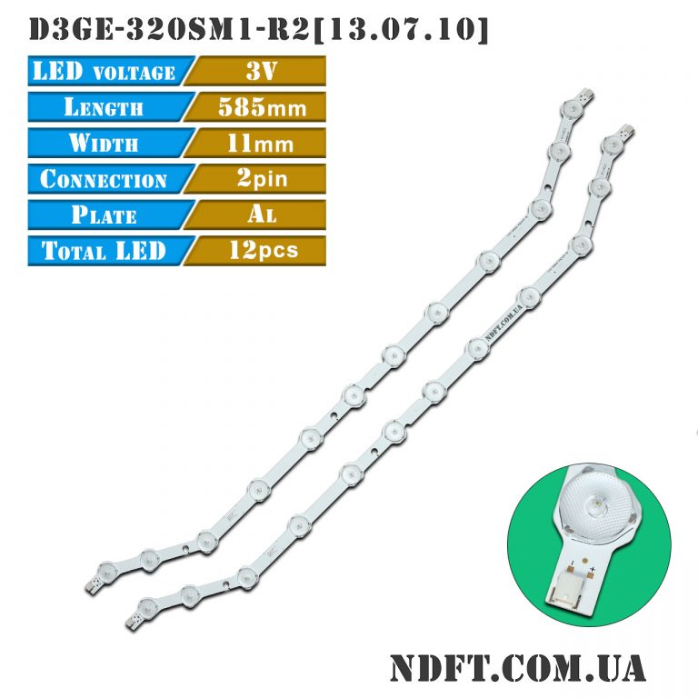 D3GE-320SM1-R2 12LED (BN96-28763A, BN96-34193A, Samsung-2013SVS32-HD, LM41-00001R) 01