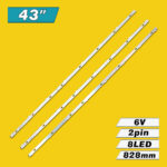 JS-D-JP43DM-A81EC + JS-D-JP43DM-B82EC (MS-L2317-A/B V5) – Комплект планок LED підсвітки для телевізорів Liberty 43″ – Фото №5