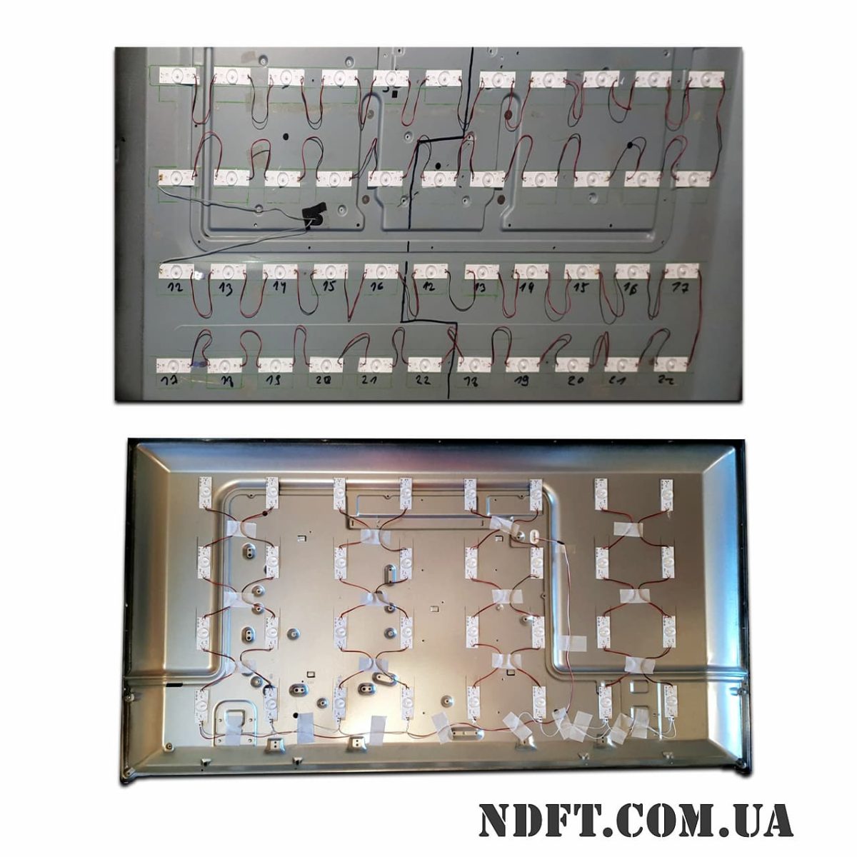 Led-сегмент ремкомплект телевизора примеры