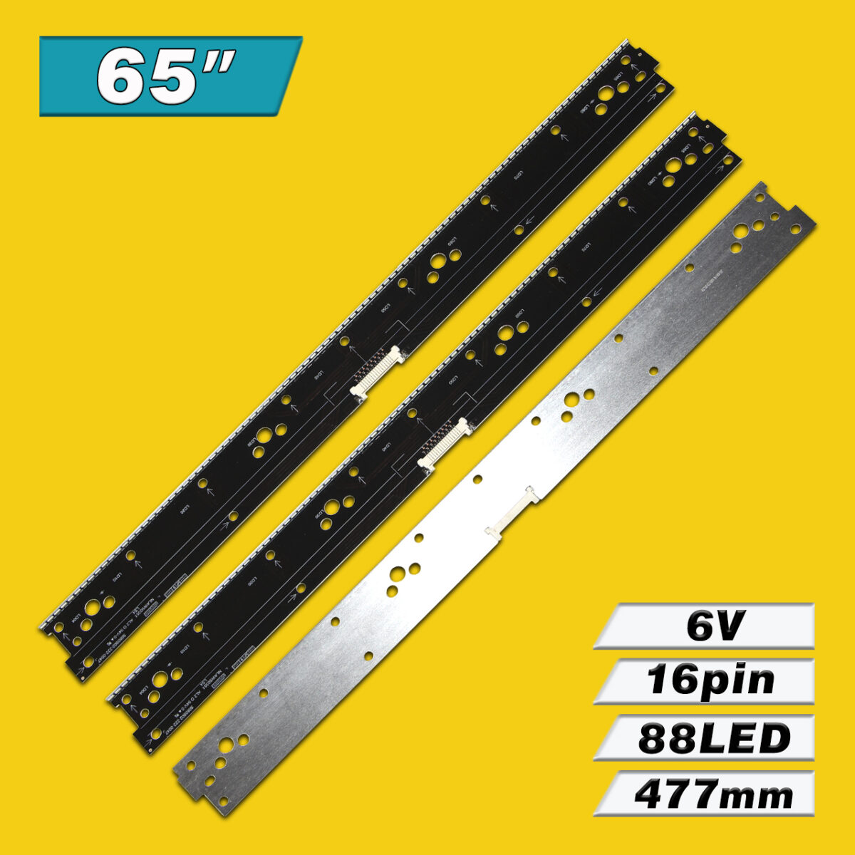 NLAW50351 LS4 88LED 477mm 6V/11S8P (LS1/LS3) – Комплект планок LED підсвітки для телевізорів Sony 65″ – Фото №7