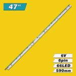 47″ V13 LBA REV 0.7 6916L1250A 66LED 6V 590mm (6916l-1250A, 6922l-0078A) – Планка LED підсвітки TV Panasonic 47″ – Фото №3