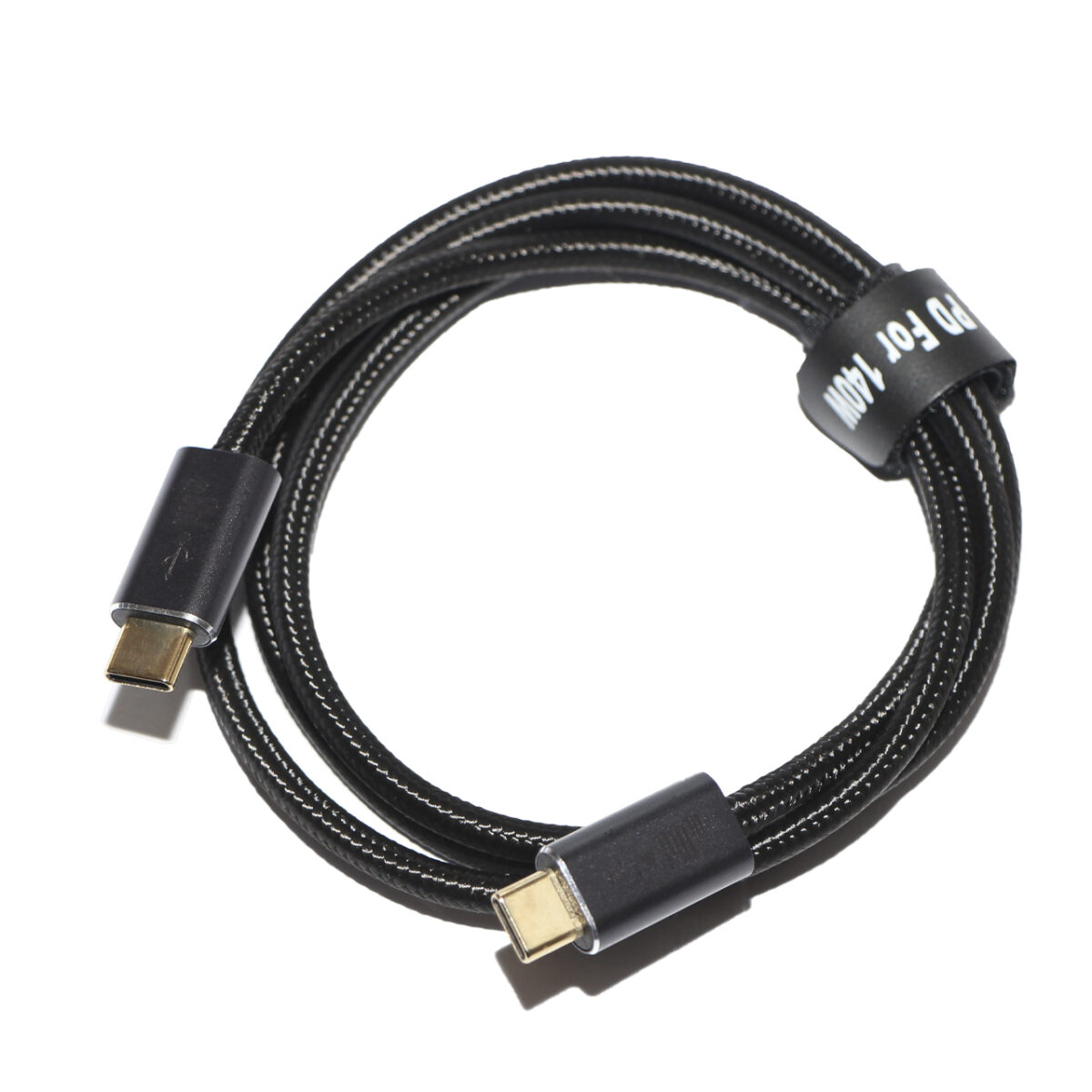 Кабель USB2.0/PD3.1 Type-C/Type-C 140W 1m (позолоченные разъемы) – Фото №3