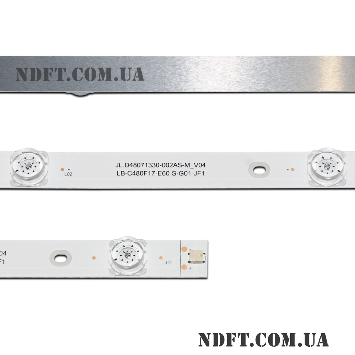 JL.D48071330-002AS-M_V04 884mm 3V 7LED (LB-C480F17-E60-S-G01-JF1, Bravis LED-48G5000+T2, C480F17-E60-S, C480F18-E5S-S) – Комплект LED подсветки TV 48″ – Фото №2