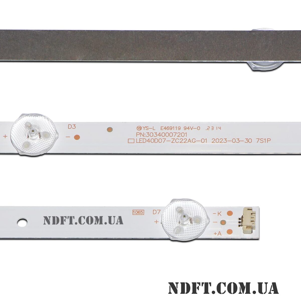 LED40D07-ZC22AG-01 PN:30340007201 (LED40D07-ZC22AG-02 PN:30340007202, JE400D3HC2N, Haier LE40U5000TF, LE40A6R9) – Комплект LED подсветки TV Haier 40″ – Фото №2