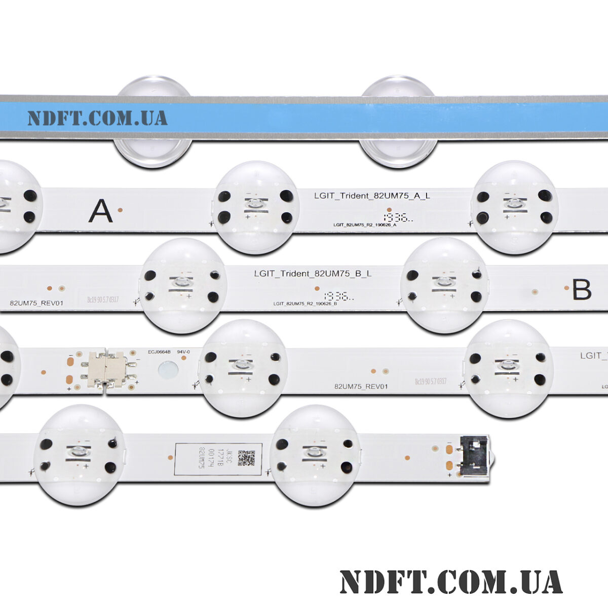 Y19.5 Trident 82UM75 A/B (LGIT-82UM75-A/B-L, 82UM75-REV01, LGIT-82UM75-R2-190626-A/B, HC820DQF) – Комплект LED підсвітки TV LG 82″ – Фото №2
