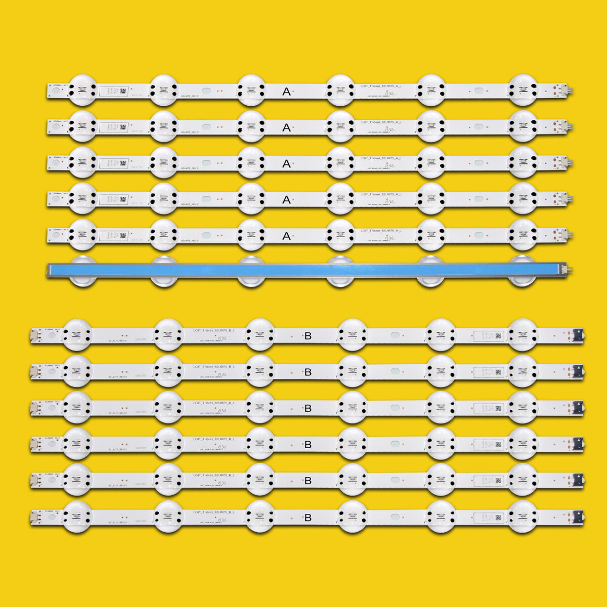 Y19.5 Trident 82UM75 A/B (LGIT-82UM75-A/B-L, 82UM75-REV01, LGIT-82UM75-R2-190626-A/B, HC820DQF) – Комплект LED підсвітки TV LG 82″ – Фото №4