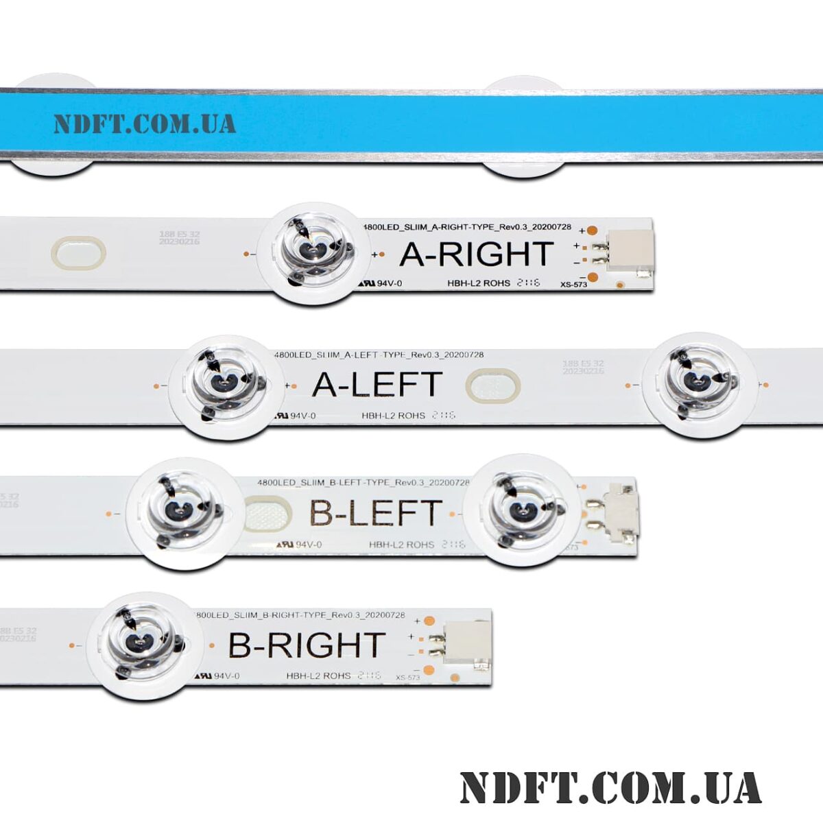 480DLED_Slim_A LEFT/RIGHT-TYPE Rev0.3 + 480DLED_Slim_B LEFT/RIGHT-TYPE Rev0.3 (480DLED-Slim-A + 480DLED-Slim-B) – LED підсвітка TV 48″ (комплект) – Фото №2