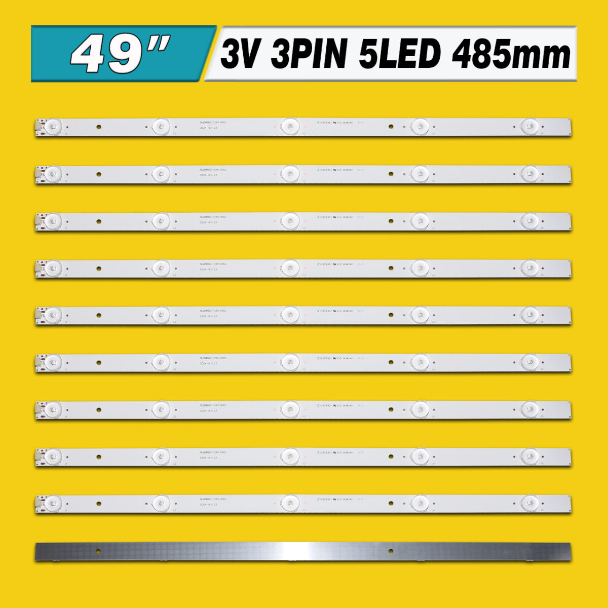 DLED49GC 10X5 0002 (5LED 485mm 3V) – LED подсветка для телевизора AOC/Philips 49″ (комплект) – Фото №3