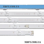 JL.D550C1235-001BS-M 12LED 3V 1103mm (LG 55UJ630V, 55UJ634V, 55UJ632, 55UK6100PTA, 55UJ630Y, SDL550W0 (LD0-B01)) – LED підсвітка TV LG 55″ (комплект) – Фото №2