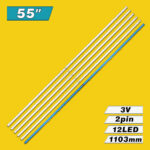 JL.D550C1235-001BS-M 12LED 3V 1103mm (LG 55UJ630V, 55UJ634V, 55UJ632, 55UK6100PTA, 55UJ630Y, SDL550W0 (LD0-B01)) – LED підсвітка TV LG 55″ (комплект) – Фото №3