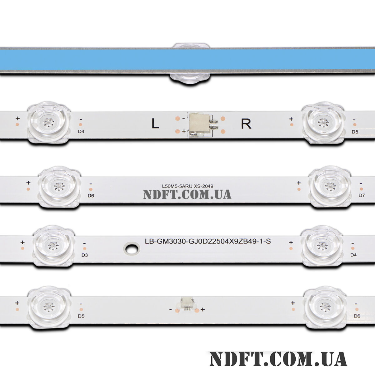 LB-GM3030-GJ0D22504X9ZB49-1-S 930mm (L50M5-5ARU, L50M50-5ARU, LB-GM3030-GJ0D22504X9ZB49-1-T) – LED подсветка TV Xiaomi 50″ (комплект) – Фото №2