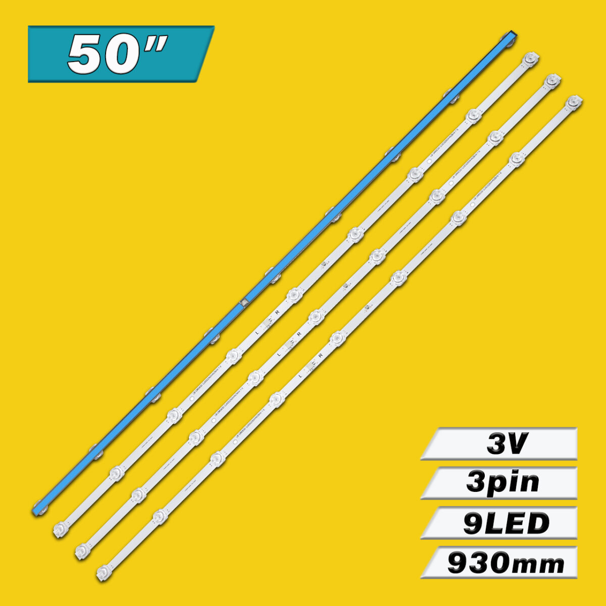 LB-GM3030-GJ0D22504X9ZB49-1-S 930mm (L50M5-5ARU, L50M50-5ARU, LB-GM3030-GJ0D22504X9ZB49-1-T) – LED подсветка TV Xiaomi 50″ (комплект) – Фото №3