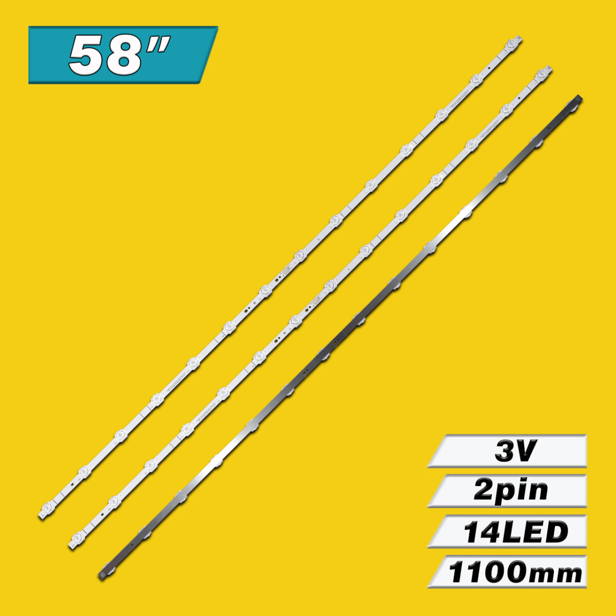 LB58007 V0 14LED 1100mm (HD580X1U91+2019092501+RPT-HXLB19101, JL.D580E1330-003AS-M_V01, HD580X1U92) – LED подсветка TV Hisense 58″ (комплект) – Фото №3