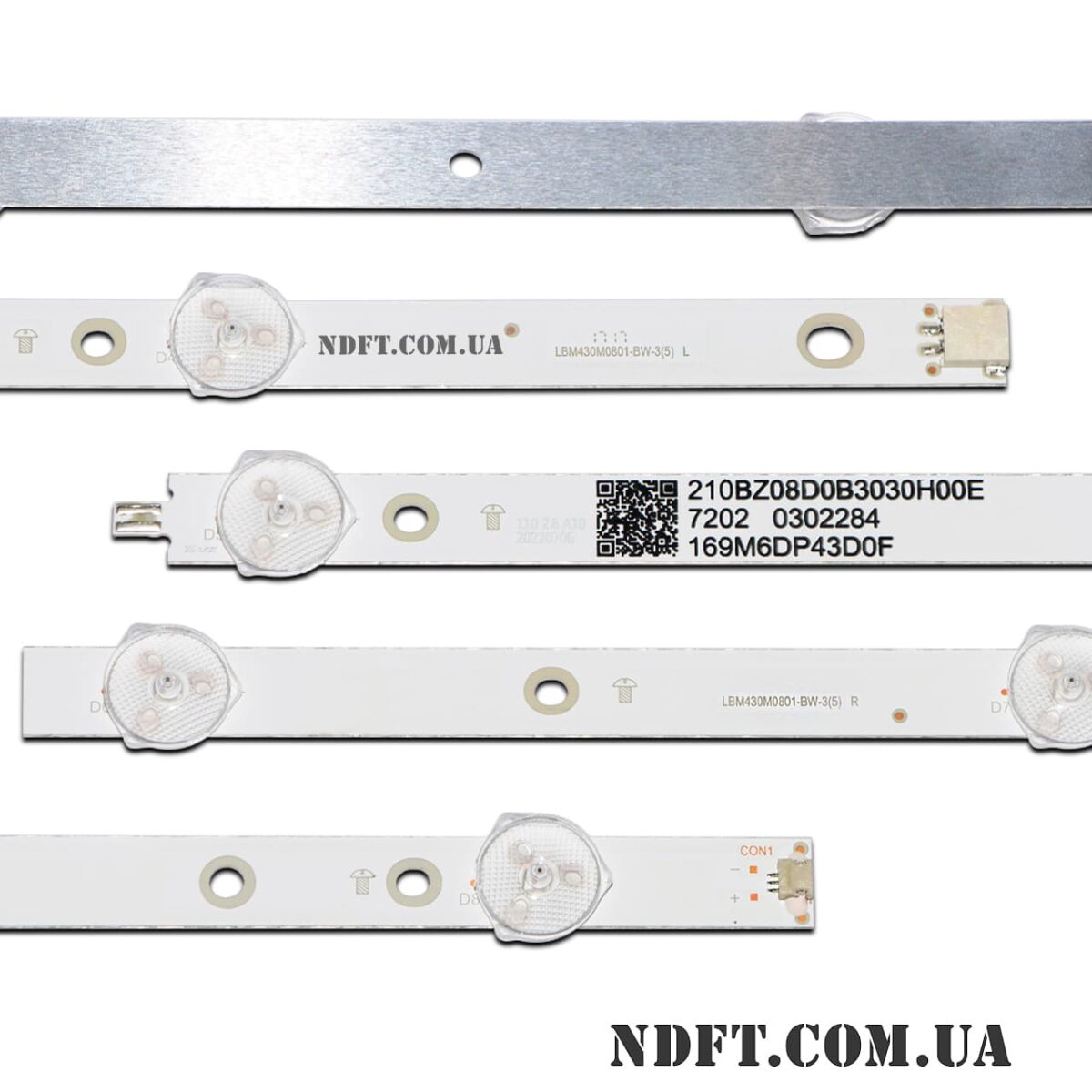 LBM430M0801-BW-3(5) L/R (LB43104 V0_02, LB43105 V1_00, TPT430U3-EQYSHM.G, TPT430H3-QVN01.U) – LED підсвітка TV Philips 43″ (комплект) – Фото №2