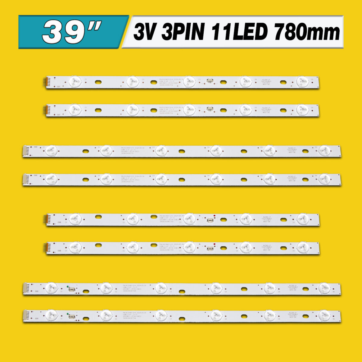 LED39D11-ZC14-01(С) + LED39D11-ZC14-02(С) + LED39D11-ZC14-03(С) + LED39D11-ZC14-04(С) (780mm 3V 11LED) – LED підсвітка TV 39-40″ (комплект) – Фото №3