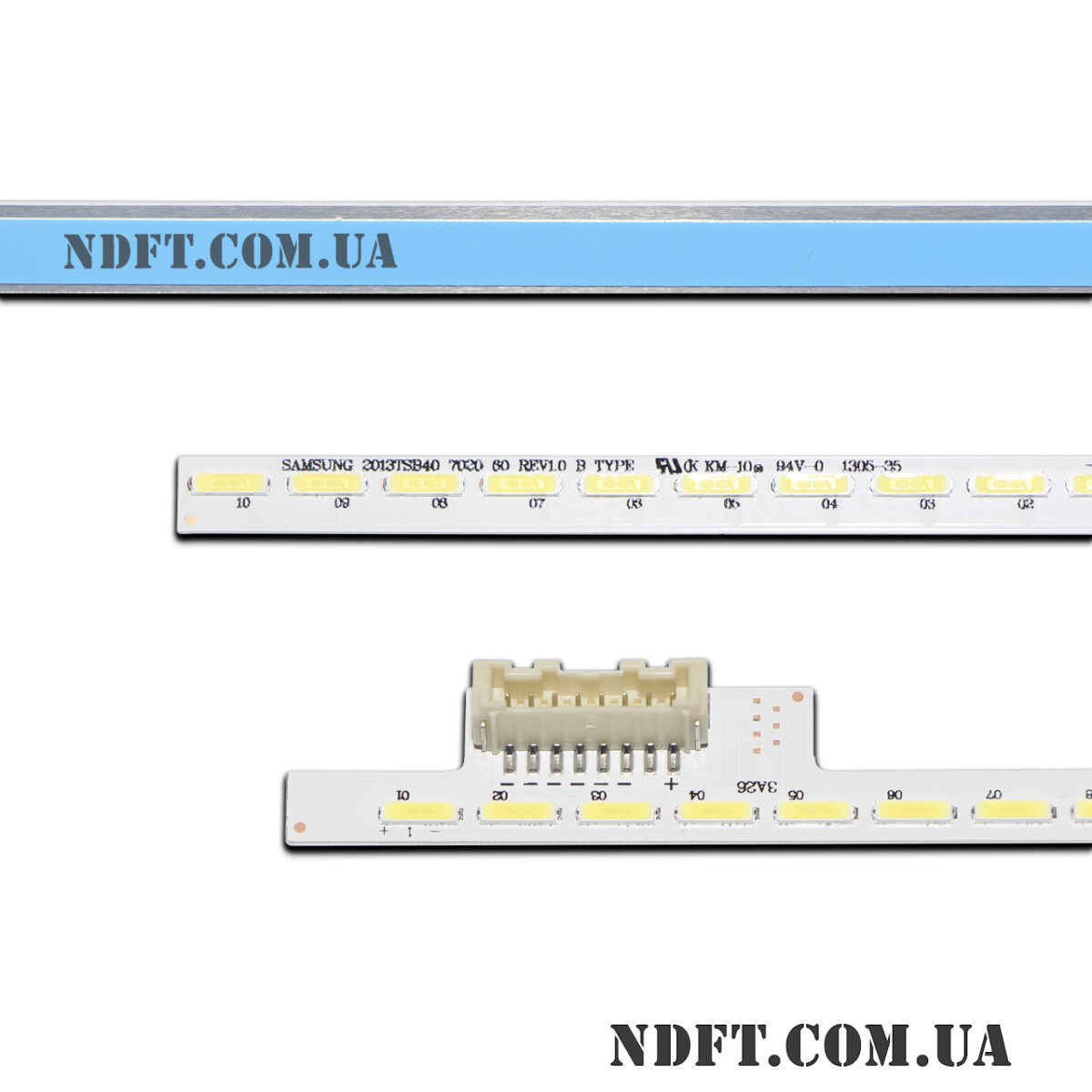 Samsung 2013TSB40 7020 60 REV1.0 B-TYPE (8PIN 512mm 60LED, BN96-30242A) – LED подсветка TV Toshiba 40″ (планка) – Фото №2