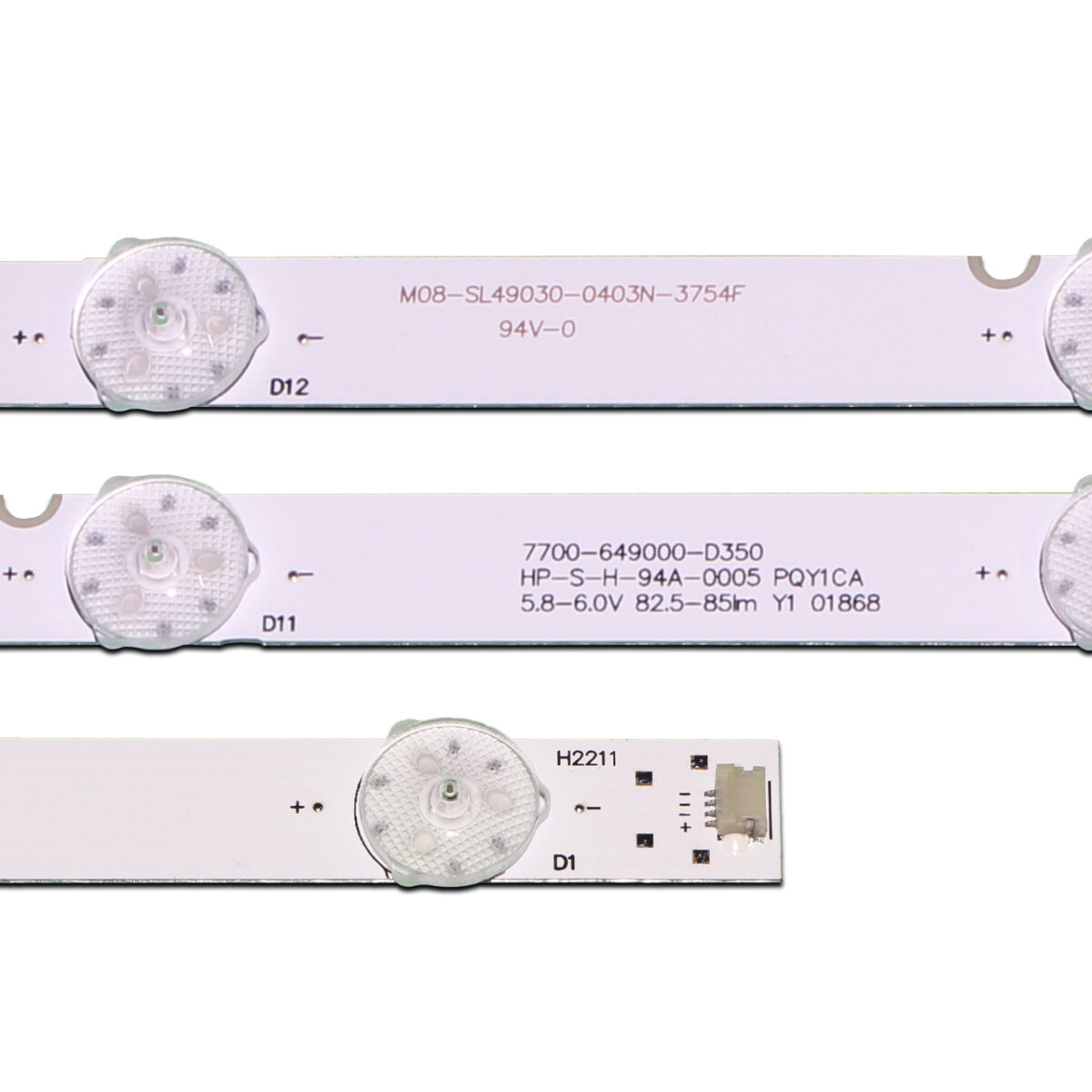 GC32D06-ZC22AG-15A 303GC320052A (6LED 580mm 6V, GC32D06-ZC62AG-04 6S1P 303GC320085, GC32D06-ZC22AG-15E 303GC320052E) – LED подсветка TV 32″ (комплект) – Фото №2