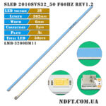 SLED 2010SVS32_50 F60HZ Rev1.2 3V 50LED 362mm (LMB-3200BM11, T320FAE1-DB, 32-DOWN LJ64-02409B LJ64-02409) – LED подсветка TV Samsung 32″ (комплект) – Фото №1