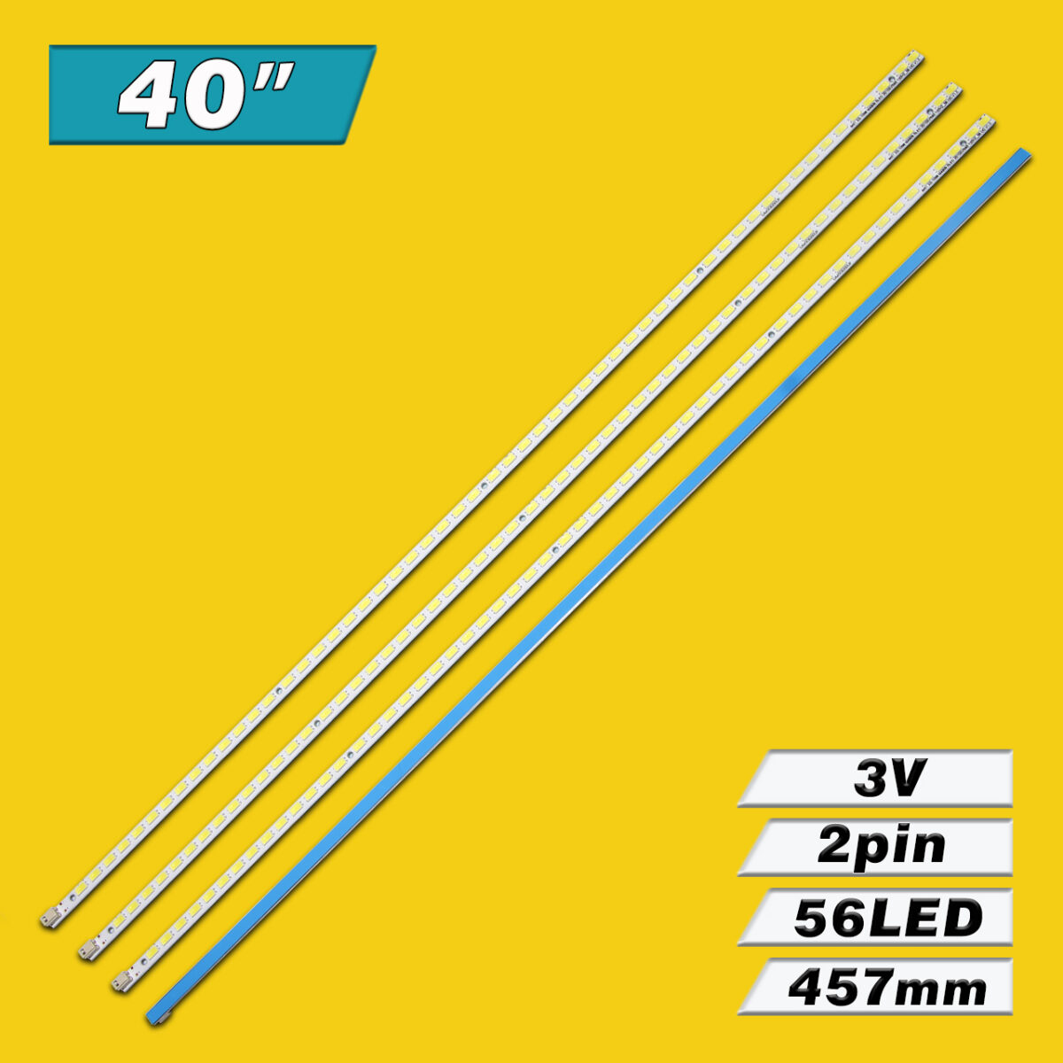 SLED 2010SVS40 120HZ_56 0D V1.0 56LED 3V (LMB-4000BM12, 40-UP LJ64-02370A, 40-DOWN LJ64-02372A) – LED подсветка TV Samsung 40″ (комплект 4 планки) – Фото №3