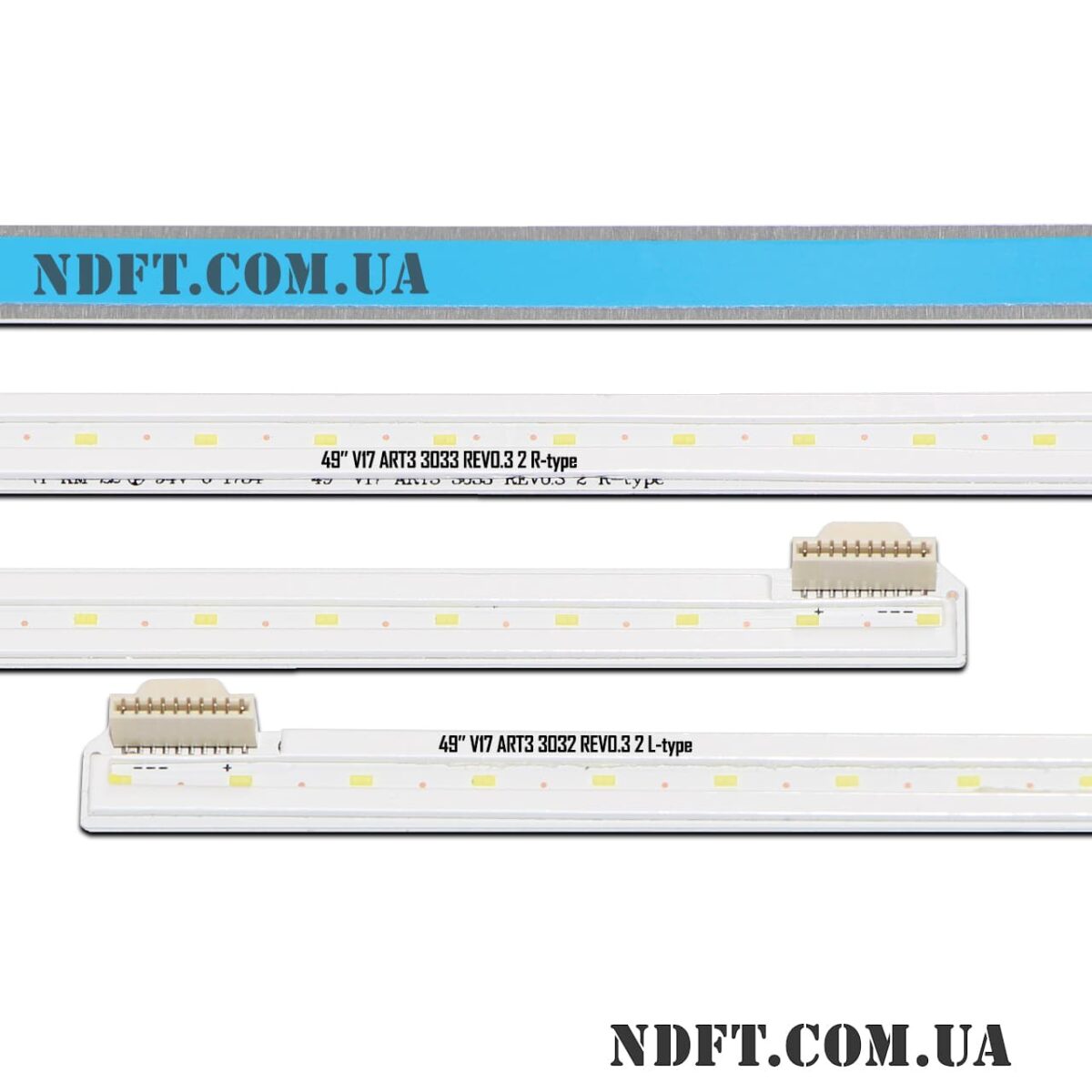 49″ V17 ART3 3032 REV0.3 2 L-type + 49″ V17 ART3 3033 REV0.3 2 R-type (6922L-0221A, 6916L3032A, 6916L3033A) – Комплект LED подсветки TV LG – Фото №2