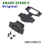 Amass XT60E-F 35/60A black Оригинал + заглушка – Разъем-розетка врезная (мама/female) – Фото №1