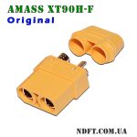 Amass XT90H-F 45/90A Оригинал – Разъём-розетка с колпачком (мама/female) – Фото №2