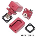 Корпусная проходная клемма 200A для аккумуляторов с крышкой (красная) – Фото №2