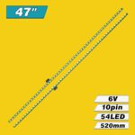 47" ART TV Rev0.3 L/R-Type (6x9S1P 54LED 520mm 6V, 6916L0823A + 6916L0824A, 6922L-0021A, 47" ART TV Rev 0.3) – LED подсветка TV 47″ (комплект) – Фото №3