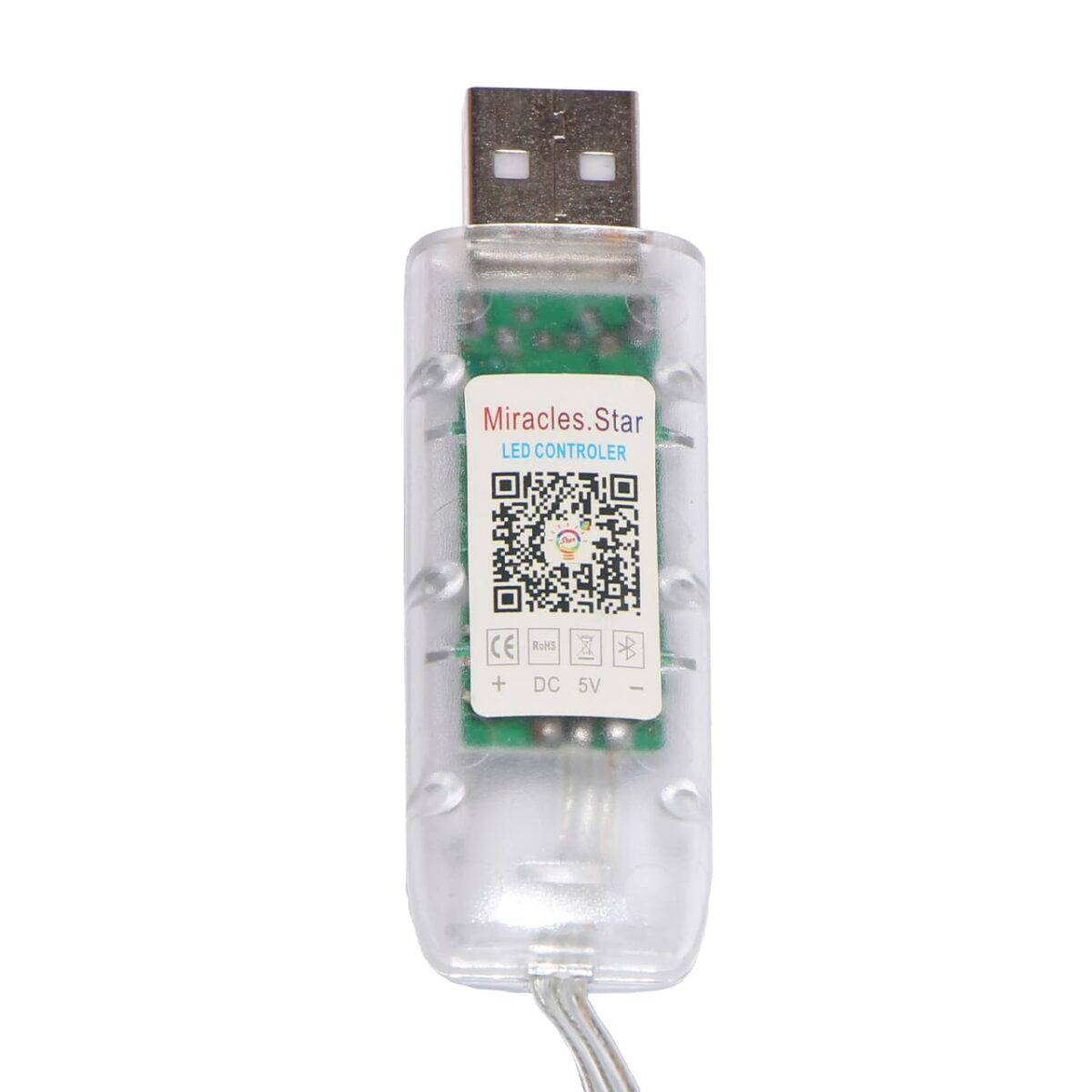 Розумна смарт LED гірлянда роса 20м (USB, Bluetooth, мікрофон) – Фото №6