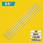 CRH-BT55X330301405069REV1.2 (2x7S2P 14LED 1082mm 3V, CRH-BX55V3U513030T05148CSP-REV1.0, SH55D14-ZC29AG-03D, SVH550FB5) – LED подсветка TV Hisense 55″ – Фото №3