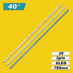JL.D42561330-003BS-M_V01 (6LED 768mm 3V, CRH-BXBT43Y1303006030AKREV1.0, JL.D42561330-003DS-M_V01) – LED подсветка TV Hisense 43″ (комплект) – Фото №3