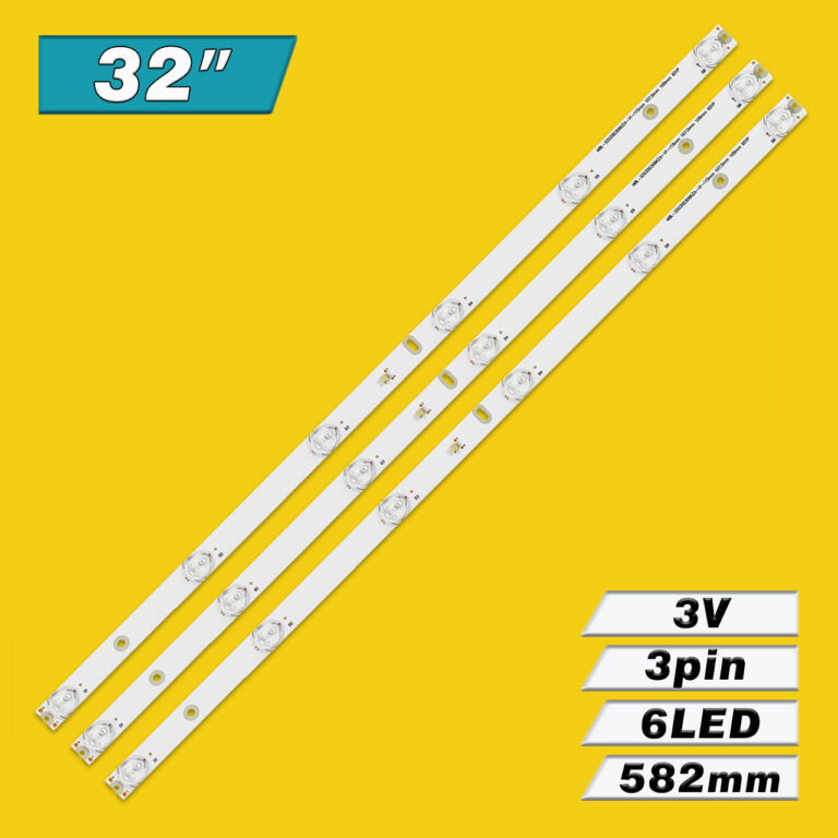 MBL-32035D306KZA-V1-115mm 107.5mm 105mm 6S1P (6LED 582mm 3V) – LED підсвітка TV 32″ (комплект) – Фото №3