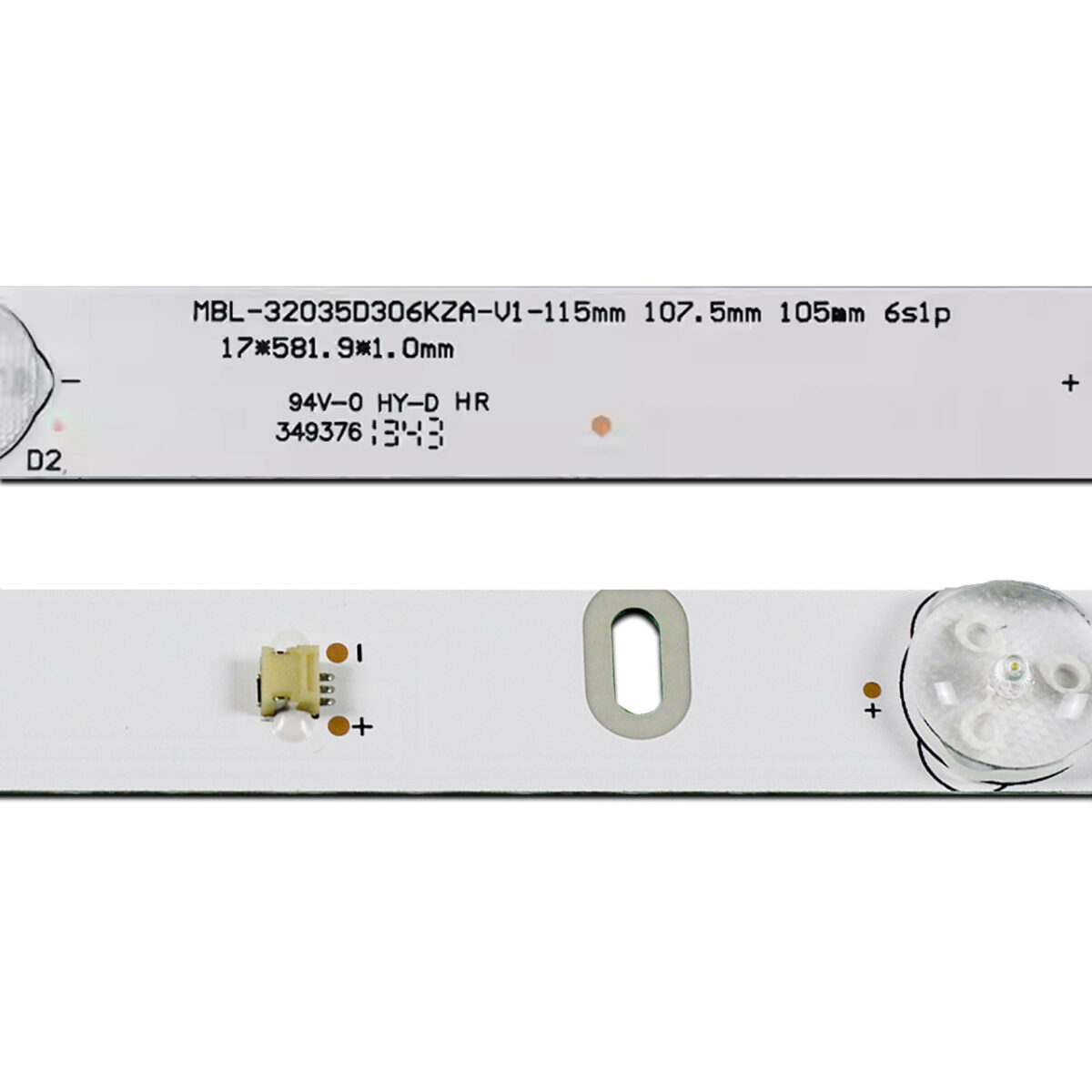 MBL-32035D306KZA-V1-115mm 107.5mm 105mm 6S1P (6LED 582mm 3V) – LED підсвітка TV 32″ (комплект) – Фото №4