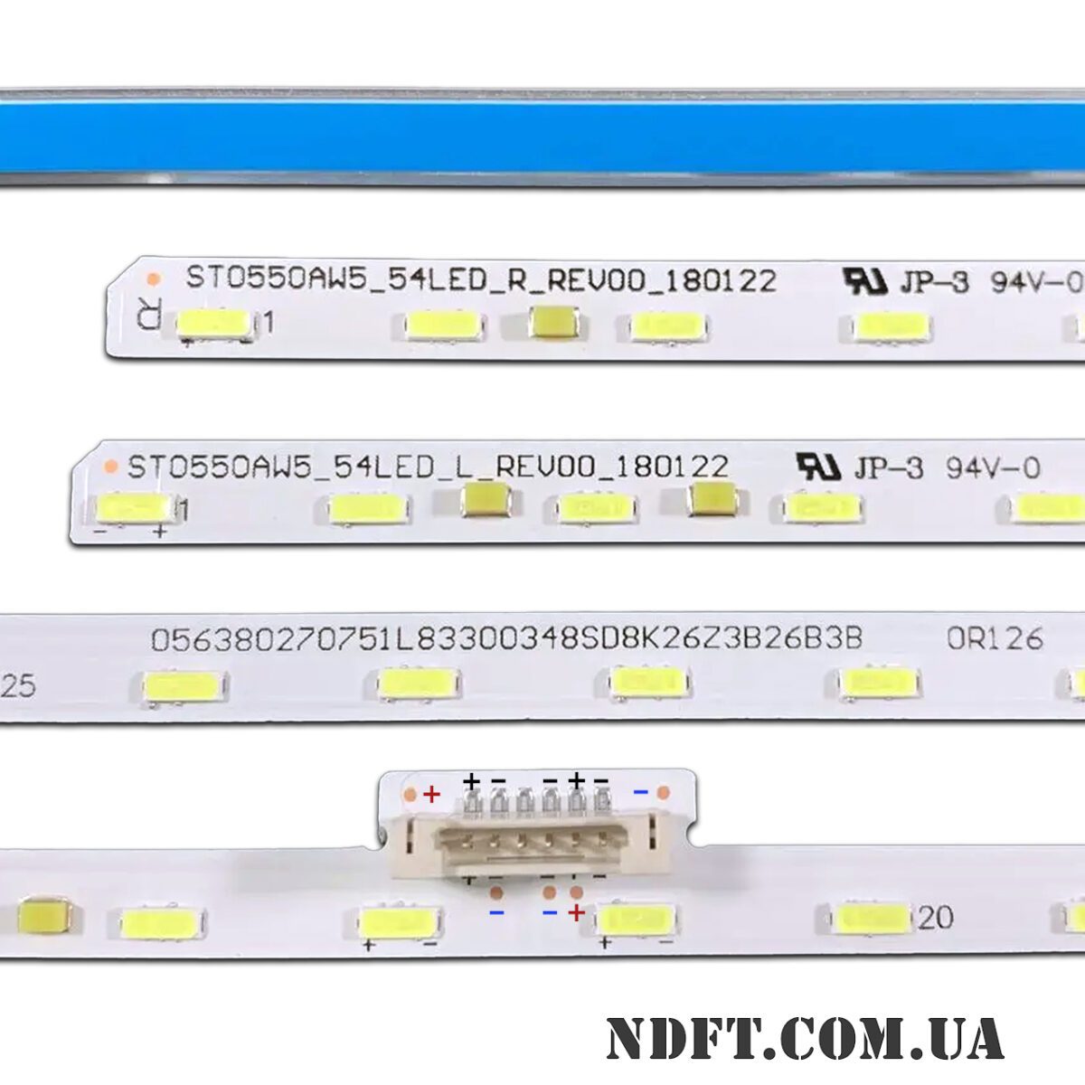 ST0550AW5-54LED-L/R-REV00-180122 (54LED 604mm 6V, ST0550AZ5-54LED-L/R-REV00, ST0550AS0-54LED-L/R-REV02-171026) – LED подсветка TV Sony 55″ (комплект) – Фото №2