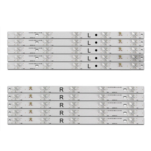 400TV05 V5 + 400TV04 V5 (5LED 3V 369mm, BX-40S11E01-2BBH3-0-Q-49I-7885, BX-40S11E02-2BBH3-0-Q-49I-2308) – LED подсветка TV 40″ (комплект) – Фото №4