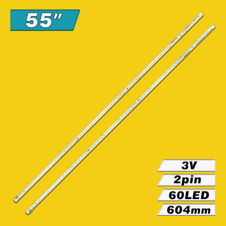 55″ V16 ART3 2428/2429 REV0.3 6 L/R-Type (2PIN 3V 60LED 604mm, 6916L2428A + 6916L2429A) – LED підсвітка TV 55″ (комплект) – Фото №4