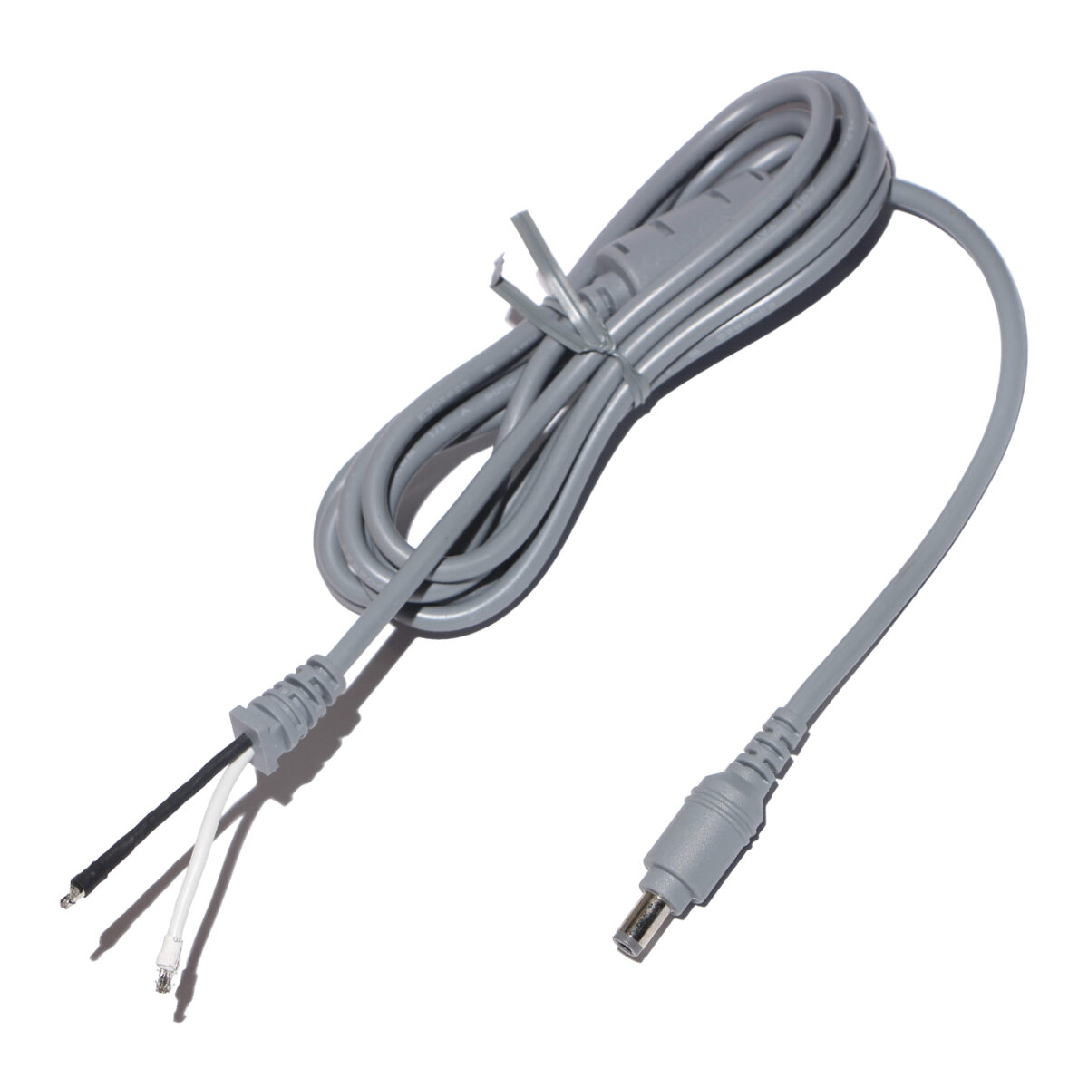Кабель питания 10А со штекером DC-jack 5.5x2.5mm male 15AWG с фильтром (200 cm под пайку) – Фото №5