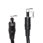 Кабель питания 19A со штекером DC-jack 5.5x2.5mm male (1.5m под пайку) – Фото №4