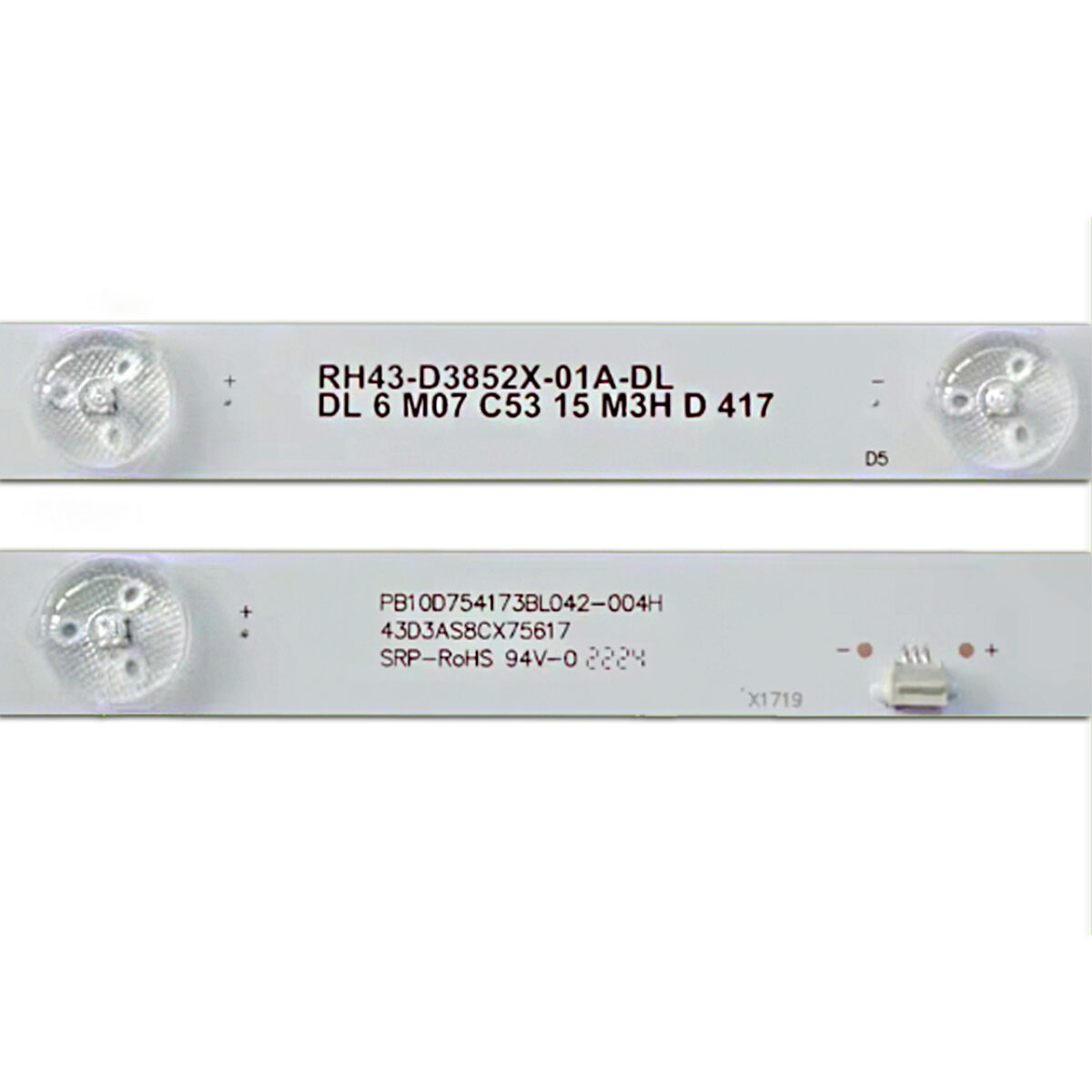 PB10D754173BL042-004H (8LED 754mm 3V, RH43-D3852X-01A-DL, JL.D38581235-017HS-M, JL.D38581235-017BS-F) – LED подсветка TV 39-42″ (комплект) – Фото №5