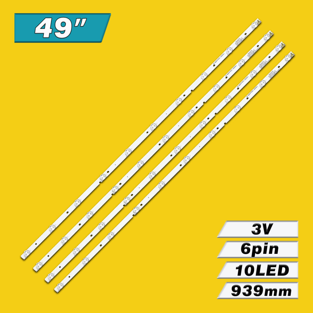 Hisense_49_HD490DF-B71_4x10_3030C_V0 (10LED 939mm 3V, Hisense_49_HD490DU-E31_4x10_1313FCA_V0, JL.D490A1330-003BS-M) – LED подсветка TV 49″ (комплект) – Фото №3