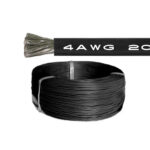 Силиконовый кабель 1m 4AWG термостойкий многожильный (чёрный) – Фото №2