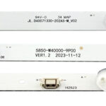 JL.D40071330-202AS-M_V02 (7LED 748mm 3V, APT-LB17086-40-1.3, 5850-W40000-9P00 VER1.2, SW40D07-ZC22AG-03 303SW40039) – LED подсветка TV 40″ (комплект) – Фото №5