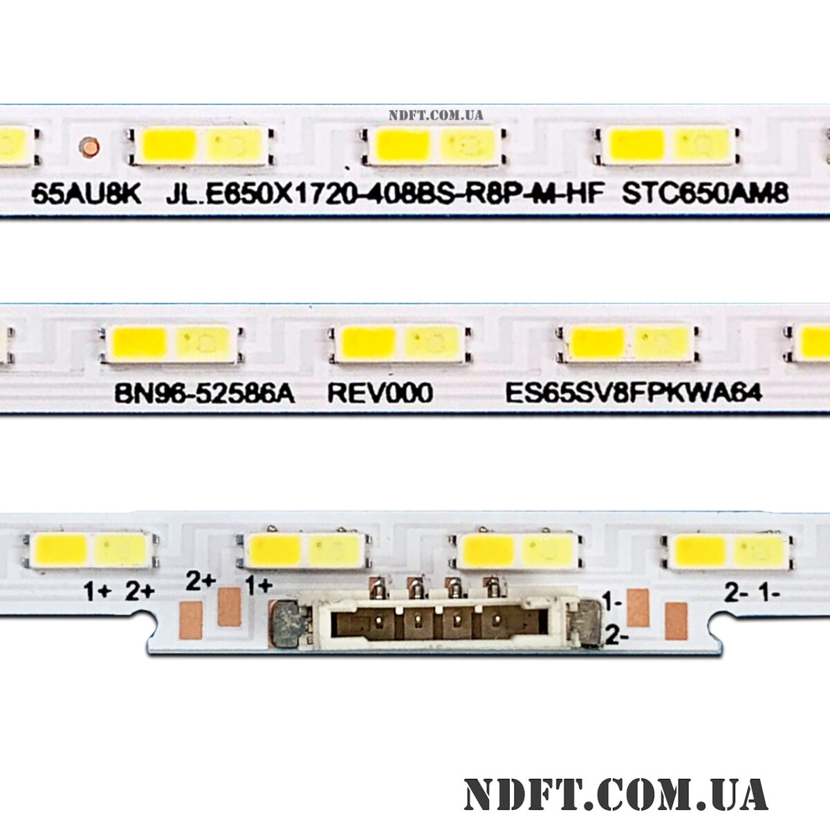 S1A8-650SM0-R0 (64LED 710mm 3V, 65AU8K BN96-52586A REV00, JL.E650X1720-408BS-R8P-M-HF, LM41-01044B) – LED подсветка TV Samsung 65″ (комплект) – Фото №2