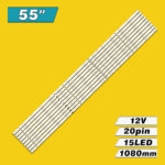 CCB 55 MBL-55030D915SN0, MBL-55030D915SN1 (15LED 12V 1080, Sony 00753B 18LS55 1-984-209-11, 55D12B15CX108216) – LED підсвітка TV Sony 55″ (комплект) – Фото №3