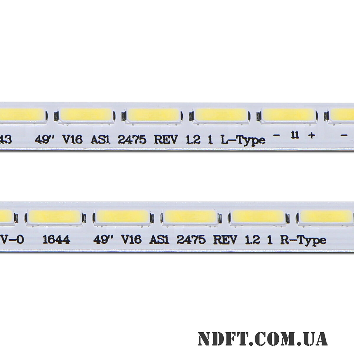 49" V16 AS1 2475/2476 REV 1.2 1 L/R-Type (534мм 6V 66LED, 6916L2475A, 6916L2476A, 6922L-0194A) – LED подсветка TV 49″ (комплект) – Фото №2