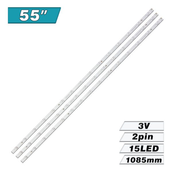 CRH-ZG55G7N30301503919REV1.0 (15LED 1086mm 3V, JL.D550F1330-002AS-M_V01, LB-C550Y19-7N-UHG7NLS01-X1) – LED подсветка TV 55″ (комплект) – Фото №1