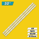 JL.D32081235-057AS-M (8LED 610mm 6V, MS315D08-ZC14A-02 303MS315034, K03LMT97TF 32"8LED 18CL, 4C-LB320T-MS7) – LED підсвітка TV 32" – Фото №1