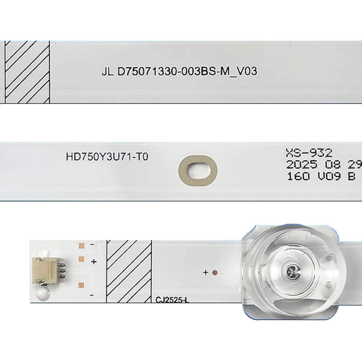 JL.D75071330-003BS-M_V03 HD750Y3U71-T0 (7LED 745mm 3V, HD750Y3U71-T0L2) – LED подсветка TV Hisense 75″ (комплект) – Фото №2
