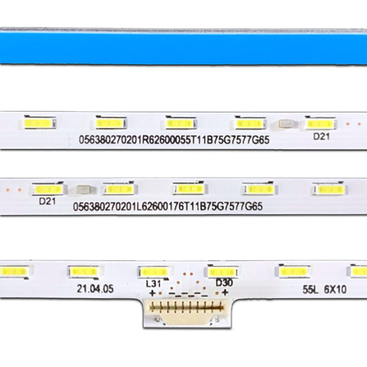 056380270201L + 056380270201R (60LED 604mm 6V 6x10S1P) – LED подсветка TV Sony 55″ (комплект) – Фото №2